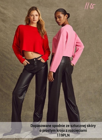 Bershka Spodnie damskie bershka oferta