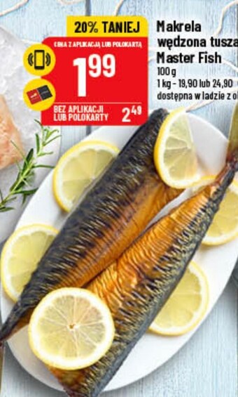 Polomarket Makrela wędzona master fish oferta