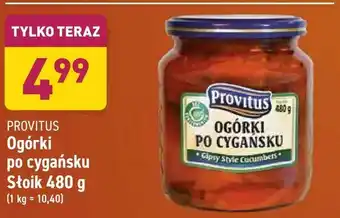 ALDI Ogórki po cygańsku oferta