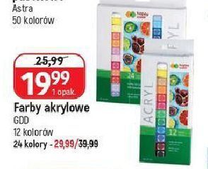 E.Leclerc Farba akrylowa happy color oferta