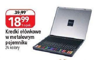 E.Leclerc Kredki w metalowym pudełku oferta