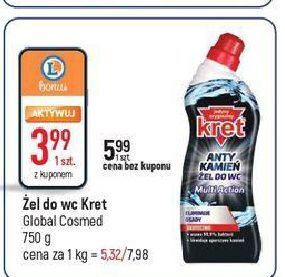 E.Leclerc Żel do wc usuwa kamień kret oferta