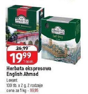 E.Leclerc Herbata ekspresowa z zawieszką ahmad tea london earl grey oferta