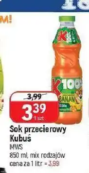 E.Leclerc Sok jabłko-banan-marchew kubuś 100% oferta