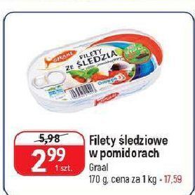 E.Leclerc Filety śledziowe w pomidorach graal oferta