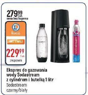 E.Leclerc Zestaw: urządzenie sst terra biały + cylinder cqc butelka sodastream oferta