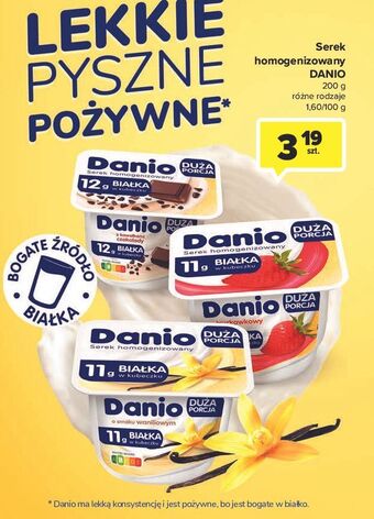 Carrefour Serek wanilia danone danio oferta