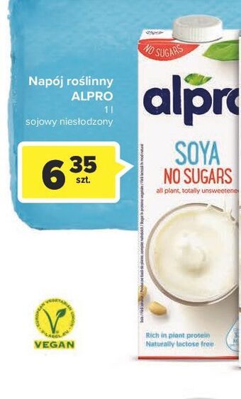 Carrefour Napój sojowy bez cukru alpro soya oferta
