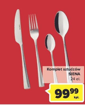 Carrefour Komplet sztućców siena ambition oferta