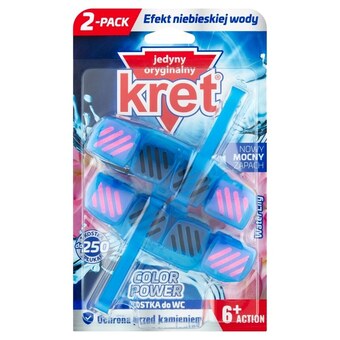 Selgros Kret color power water lily kostka do wc 2 x 40 g oferta