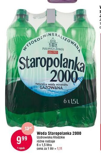 E.Leclerc Woda gazowana staropolanka 2000 oferta