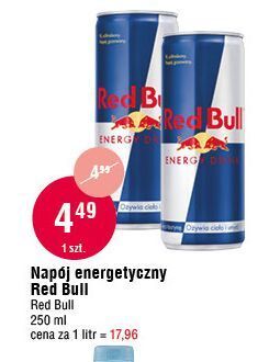 Napój energetyczny red bull