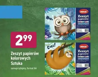 ALDI Zeszyt papierów kolorowych Sztuka oferta
