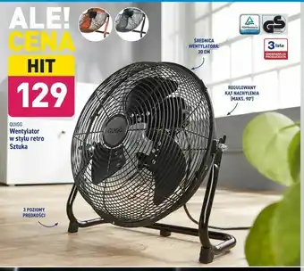 ALDI Wentylator w stylu retro Sztuka oferta