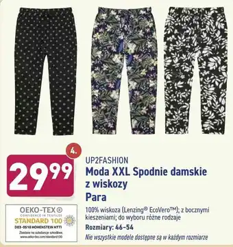 ALDI Moda XXL Spodnie damskie z wiskozy oferta