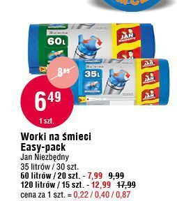 E.Leclerc Worki na śmieci 60 l jan niezbędny oferta