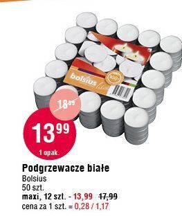 E.Leclerc Podgrzewacze białe bolsius oferta