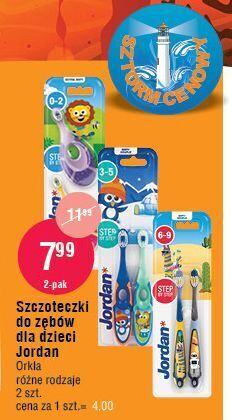 E.Leclerc Szczoteczka do zębów 3-5 lata jordan step by oferta