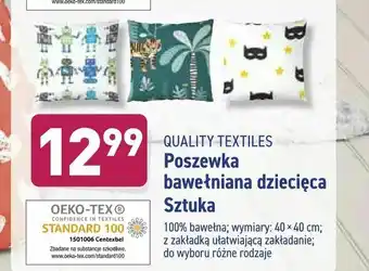 ALDI Poszewka bawełniana dziecięca Sztuka oferta