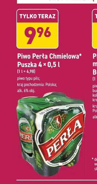 ALDI Piwo Perła Chmielowa* oferta