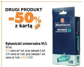 E.Leclerc Rękawiczki jednorazowe rozm. l wiodąca marka mamison oferta