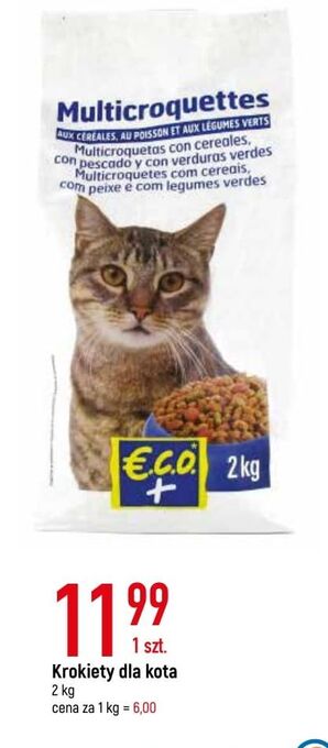E.Leclerc Karma dla kota mieszanka krokietów eco+ oferta