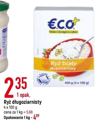 E.Leclerc Ryż biały długoziarnisty eco+ oferta