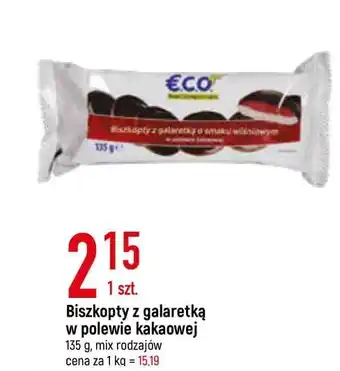 E.Leclerc Biszkopty z galaretką o smaku malinowym eco+ oferta