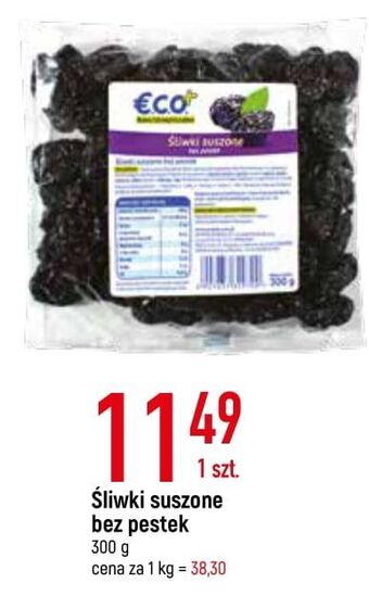 E.Leclerc Śliwki suszone eco+ oferta