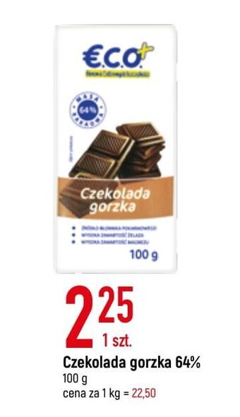 E.Leclerc Czekolada gorzka eco+ oferta