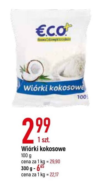 E.Leclerc Wiórki kokosowe eco+ oferta