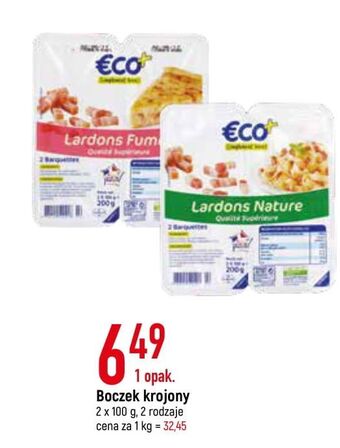 E.Leclerc Boczek wieprzowy surowy eco+ oferta