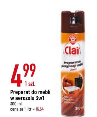 E.Leclerc Spray do pielęgnacji mebli wiodąca marka clair oferta
