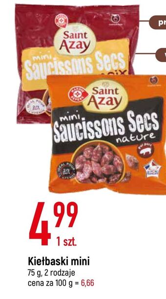 E.Leclerc Kiełbaski wieprzowe suszone wiodąca marka saint azay oferta