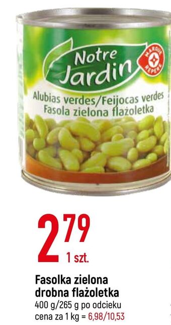 E.Leclerc Fasola zielona flażoletka wiodąca marka notre jardin oferta