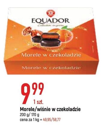 E.Leclerc Wiśnie w czekoladzie wiodąca marka equador oferta