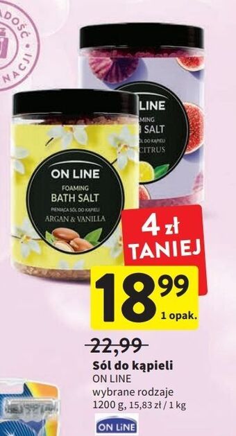 Intermarche Sól pieniąca do kąpieli fig & citrus on line oferta
