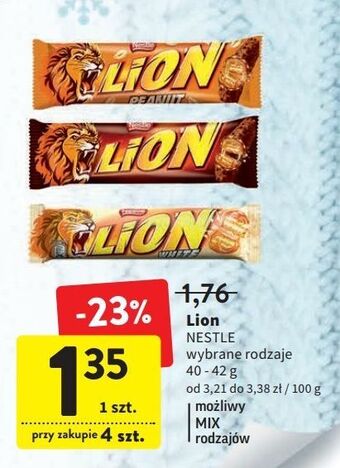 Intermarche Baton lion peanut oferta