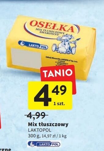Intermarche Osełka mix ekstra laktopol oferta