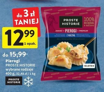 Intermarche Pierogi z kaczki iglotex proste historie oferta