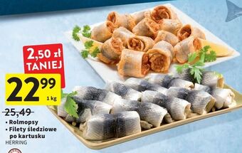 Intermarche Filety śledziowe po kartusku herring oferta