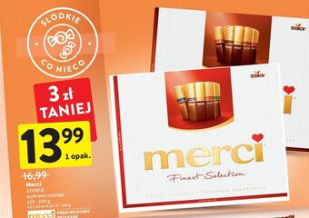Intermarche Bombonierka czerwona storck merci oferta