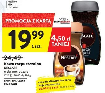 Intermarche Kawa nescafe classic black roast oferta