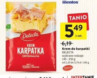 Intermarche Krem karpatka oryginalna delecta oferta