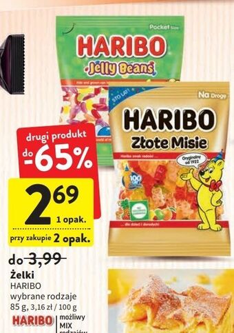 Intermarche Żelki haribo złote misie oferta