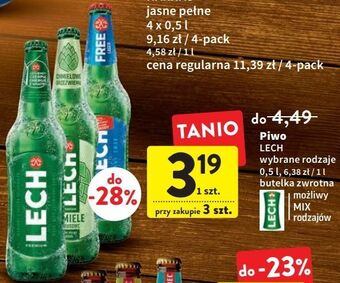 Intermarche Piwo lech premium chmiele cytrusowe oferta