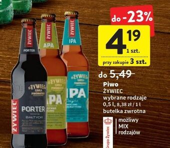Intermarche Piwo żywiec sesyjne ipa oferta