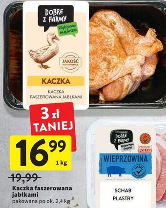 Intermarche Kaczka faszerowana jabłkami intermarche dobre z farmy oferta