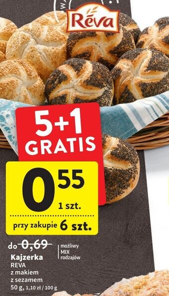 Intermarche Kajzerka z sezamem oferta