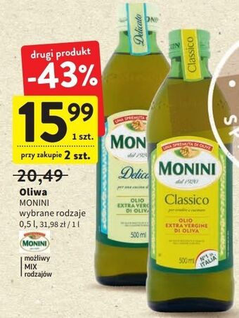 Intermarche Oliwa z oliwek extra vergine monini classico oferta